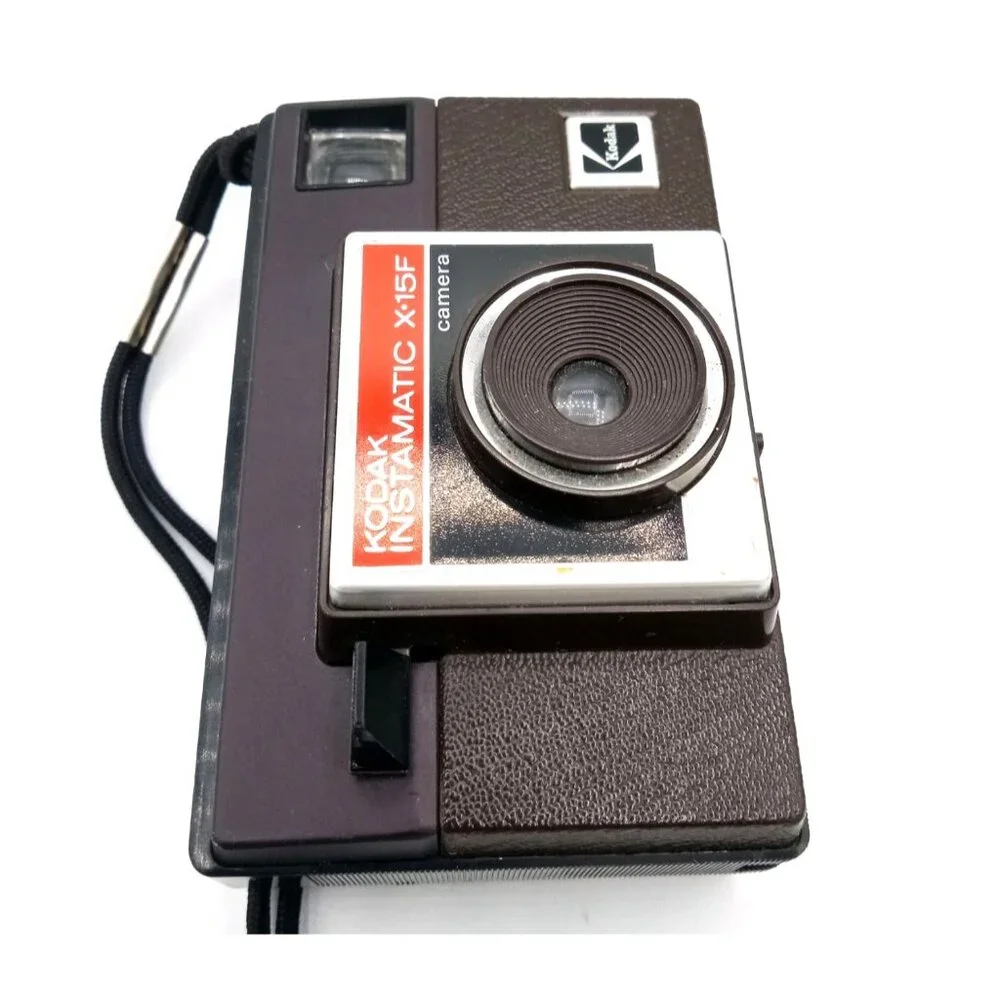 Kodak Instamatic Camera X-15F Vintage Untested 1970s With Strap For Parts
